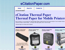 Tablet Screenshot of ecitationpaper.com